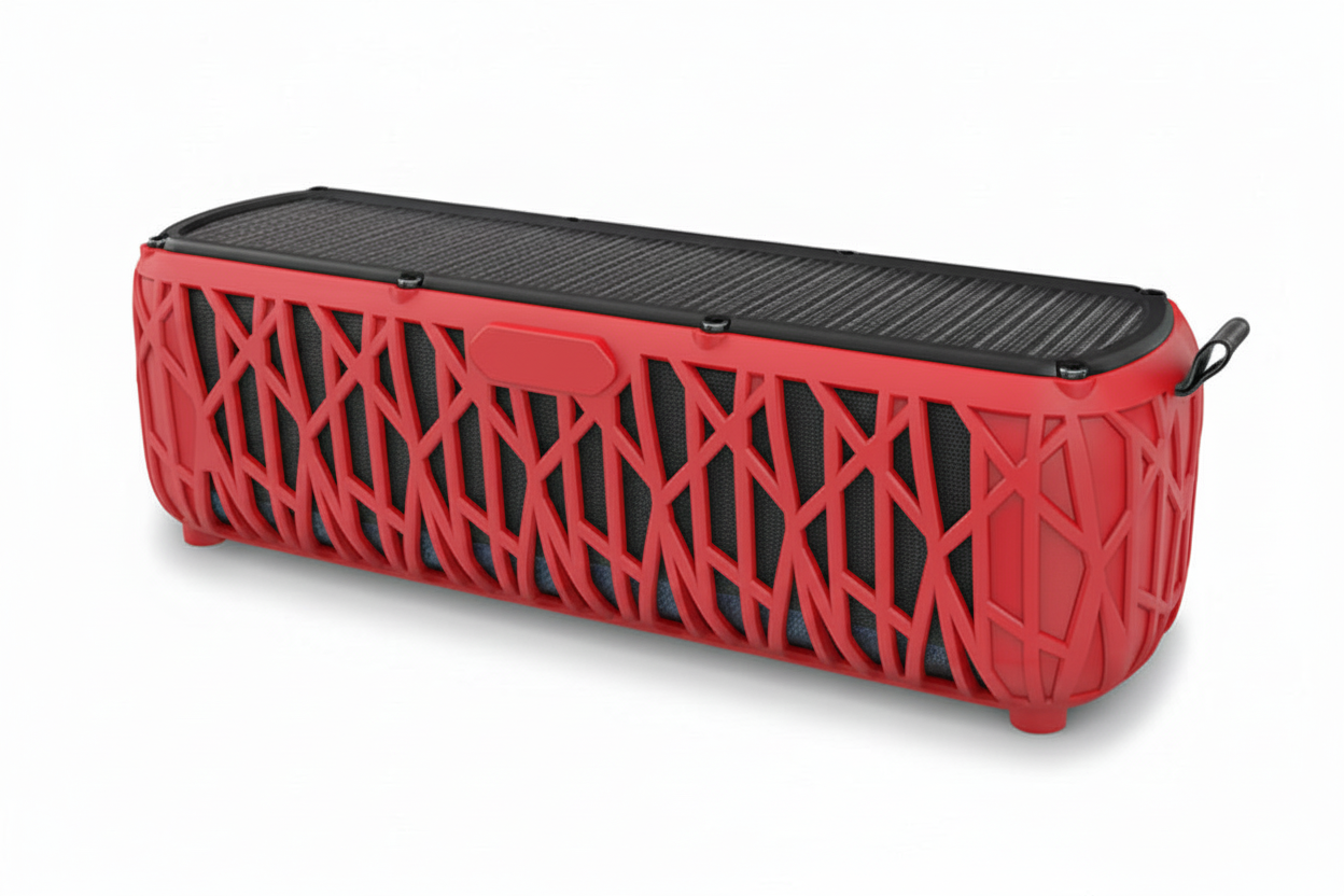 New T61 solar wireless speakers continue 60H environmental friendly solar Bluetooth speakers