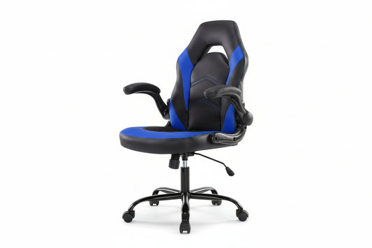 PU Leather Ergonomic Office Chair Swivel Computer Gaming Chair With Lumbar Support