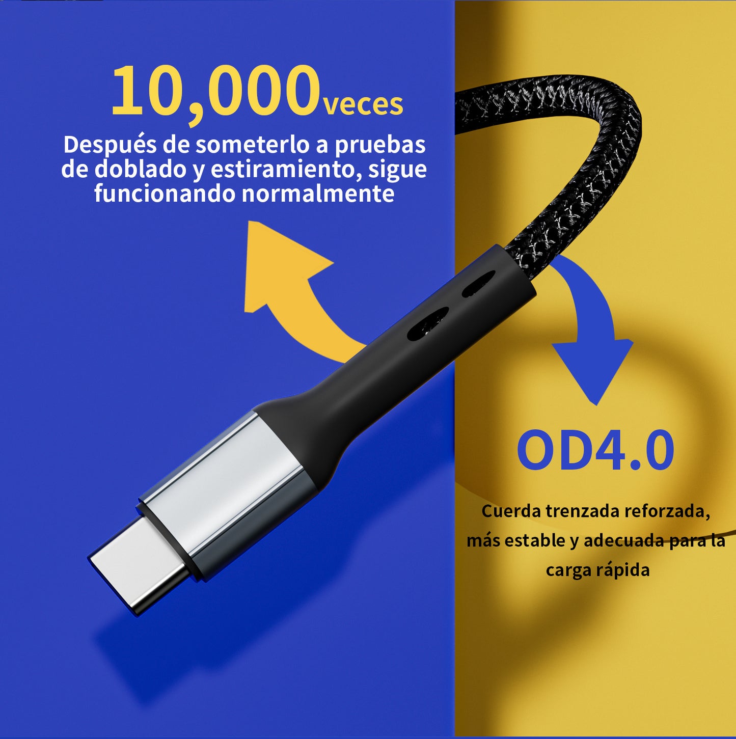 L302 3-in-1 Cable PD 1M Black UWINN