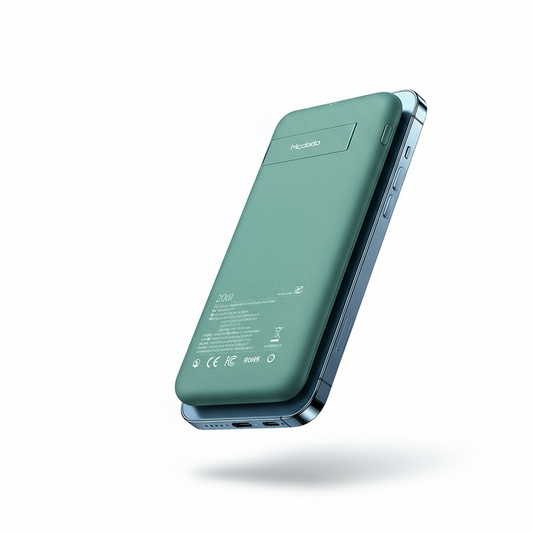 Compatible with Apple, Maiduo Magsafe Magnetic Wireless Charging 20w Super Fast Charging Power Bank Mini Portable Back Clip Power Bank