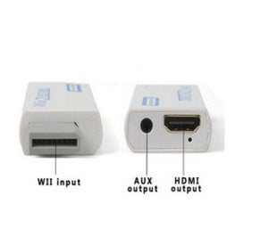 For Wii to HDMI Wii2HDMI Adapter Converter 3.5mm Audio Video Output Full HD 720P 1080P  Monitor