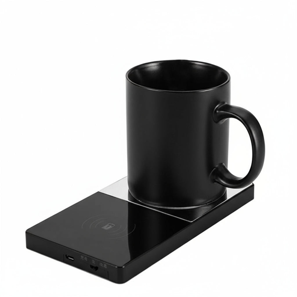 Heating Mug Cup Warmer Electric Wireless Charger For Home Office Coffee Milk