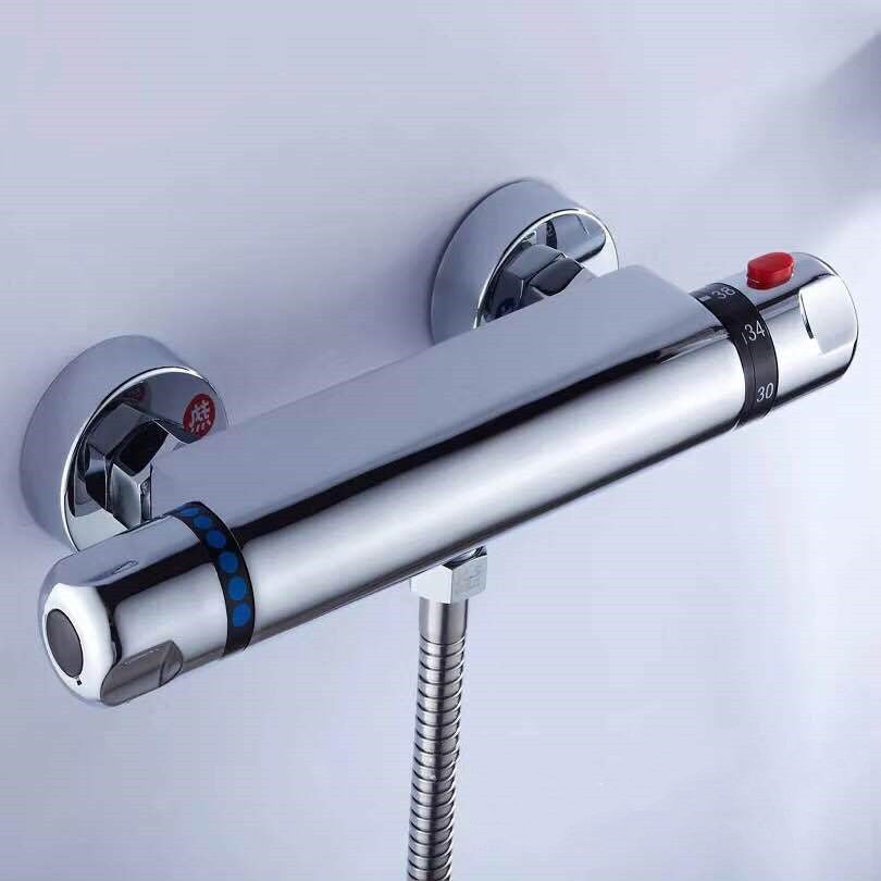 Copper Temperature Thermostatic Rain Shower Thermostatic Faucet  Control Faucet