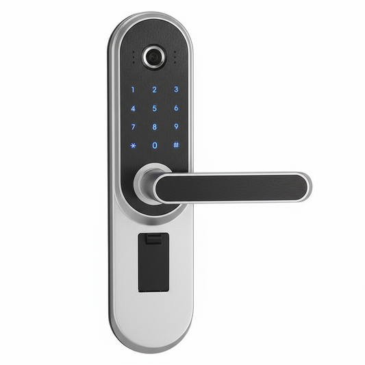 Fingerprint password lock door