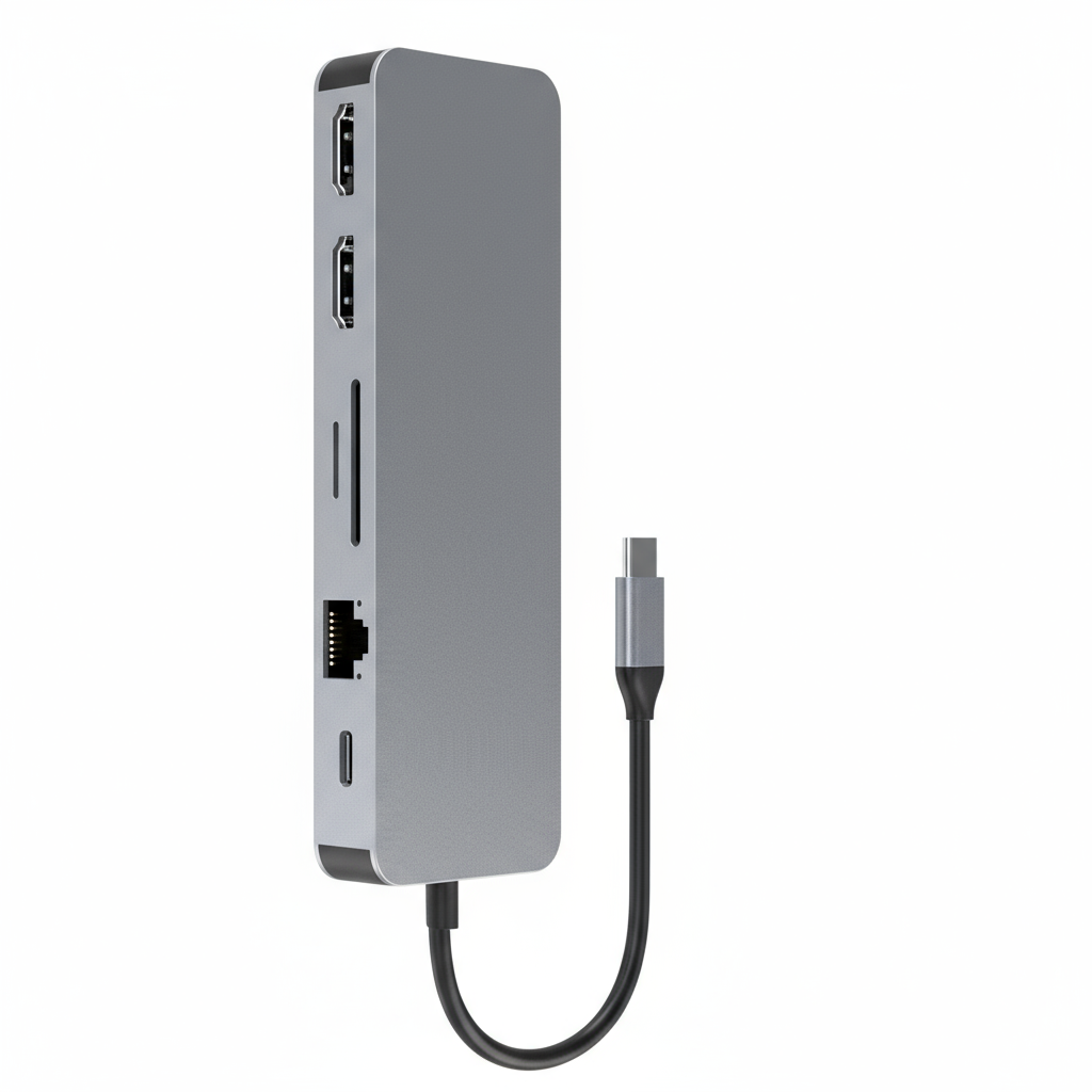 USB C Hub Hub Gigabit Ethernet Port Docking Station