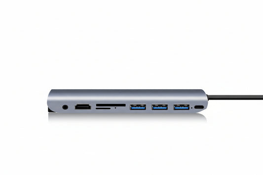 USB C HUB docking station 9 in 1Type-C HDMI VGA low temperature mobile computer expansion docking accessories