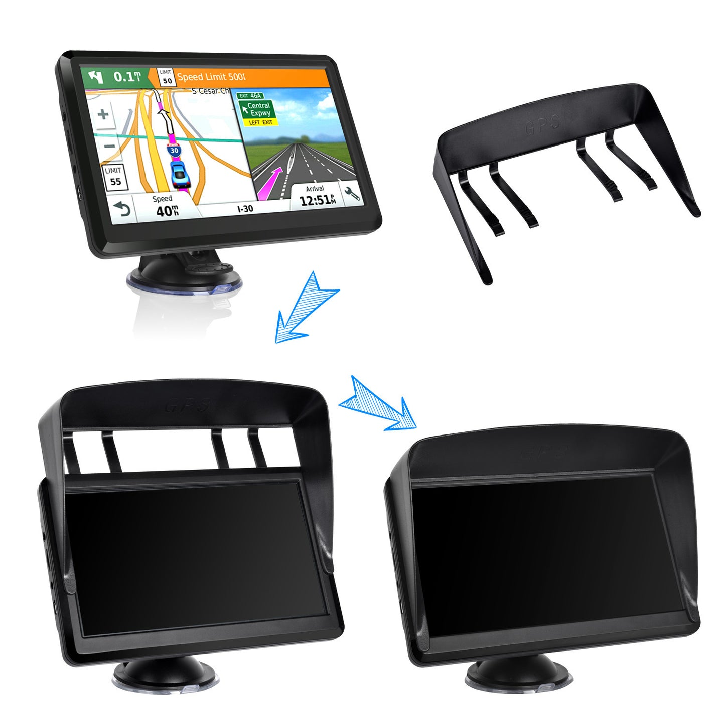 7 Inch GPS Navigator For Car