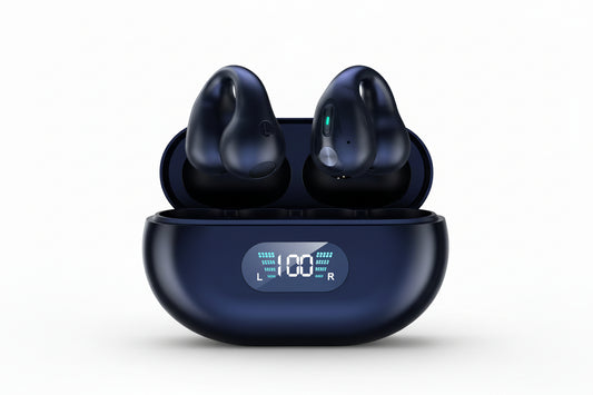 Bone Conduction Headphones TWS Earbuds Ear Clip Bluetooth 5.3 Touch Wireless Earphone In-Ear Bass HIFI Sports Headset