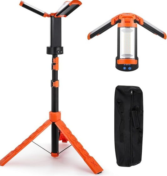 Light With Stand Triple Cordless LED