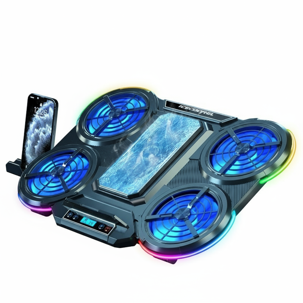Notebook Play Speed Cooling 4-core Laptop Cooler