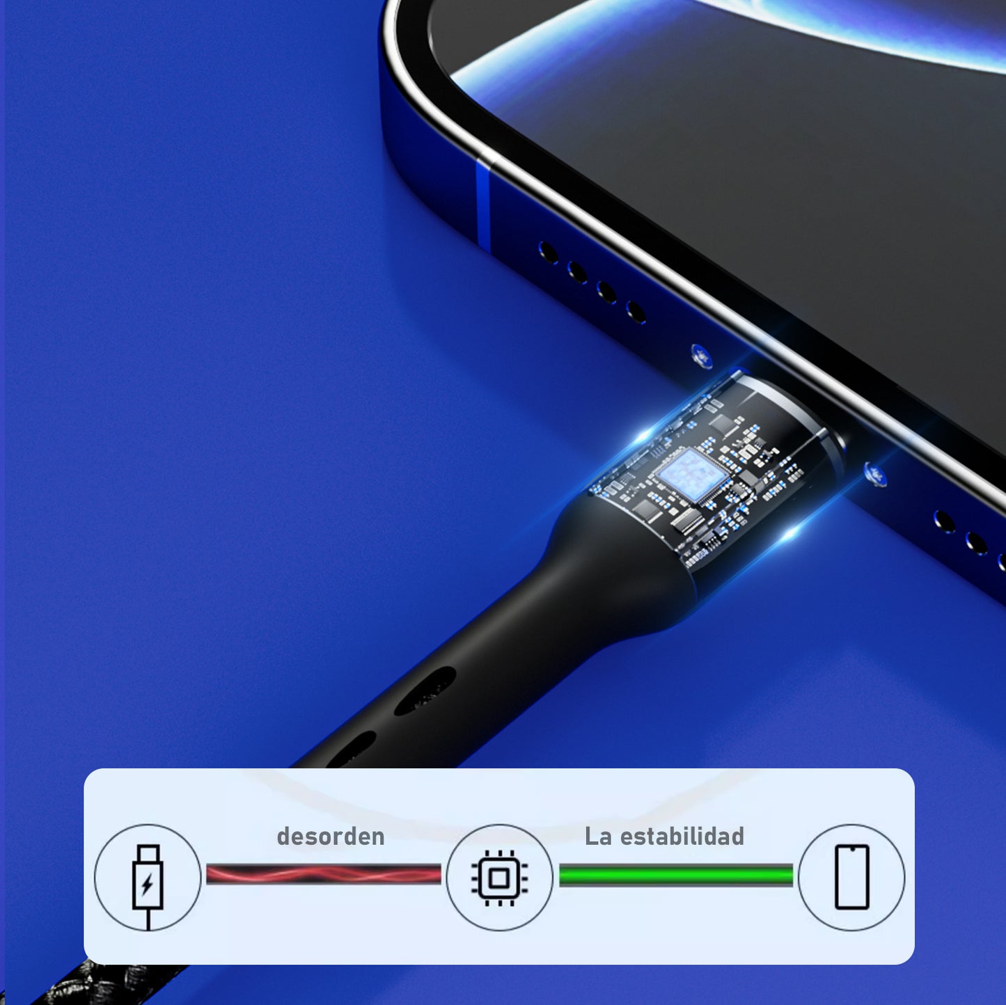 L302 3-in-1 Cable PD 1M Black UWINN